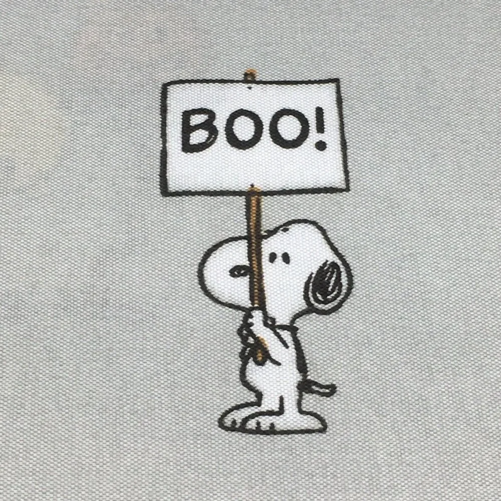 3pc Berkshire Peanuts Halloween TWIN Sheet Set Snoopy Woodstock Pumpkin Boo NEW